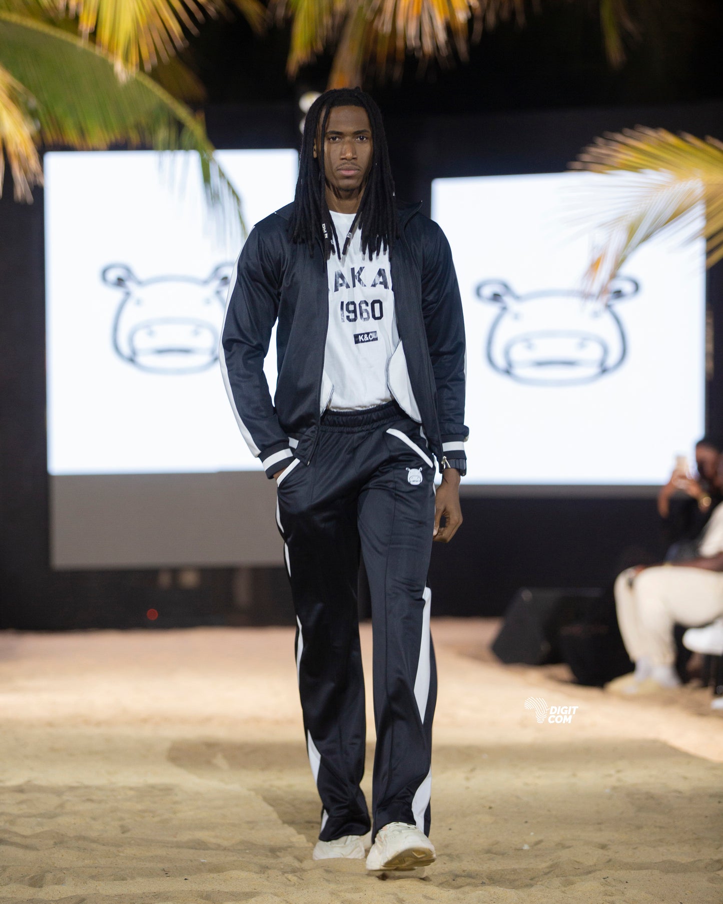 DAKAR 1960 Black and White Tracksuit